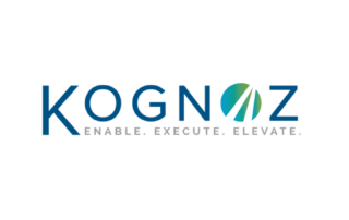Blue and green KogNoz logo