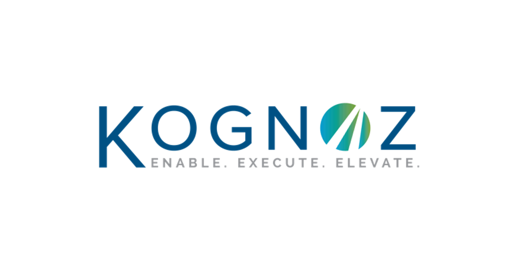 Blue and green KogNoz logo