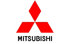 Red and black Mitsubishi logo