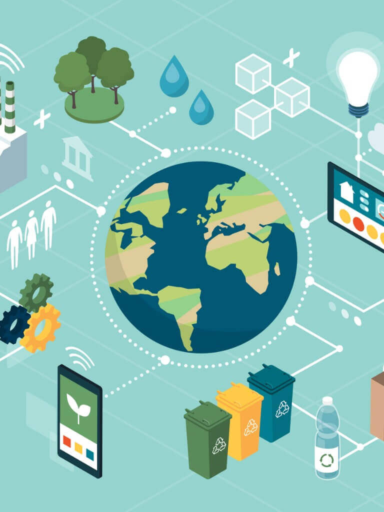 innovative-green-technologies-smart-systems-and-recycling-vector-id1164502175 (1) use of s&op and s&oe to clean up supply chain model